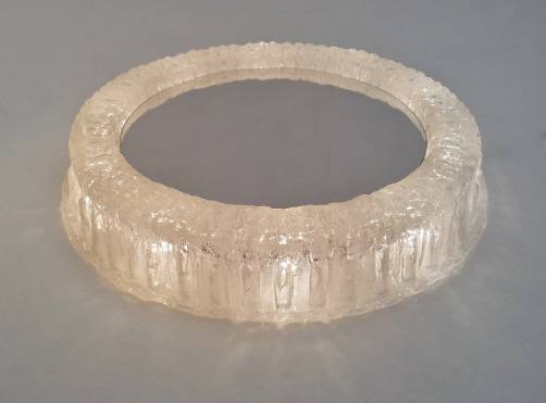 Schock Lucite vintage illuminated large wall mirror, 1970`s ca, German